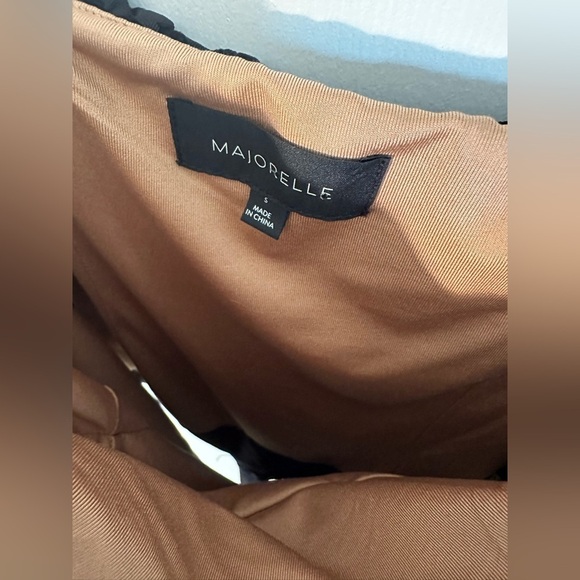 MARJORELLE Revolve S BK CHEEKY Julius Velvet Burnout Thong Bodysuit Puff Sleeve - Picture 11 of 11